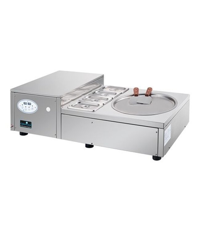 CaterCool Tafelmodel Ijsteppanyaki met garneerunit - CaterCool | (H)32x(B)102x(D)48