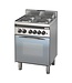 Modular 600 Elektrische fornuis Modular 600 - 4 kookplaten met oven