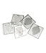 Frietsnijder | 13x13mm | RVS | Met onderstel
