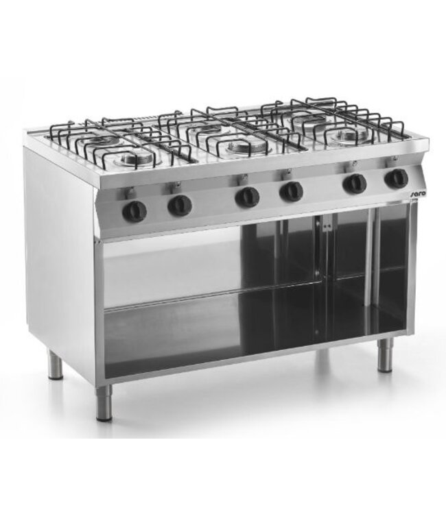 Gasfornuis 6 pits - F7/FUG6BA