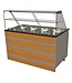 Combisteel Gekoeld buffetmeubel met hout - 4/1GN