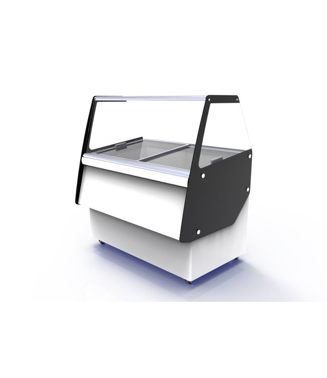 Schepijsvitrine Ibiza | 8x5 liter | (H)128,5x(B)119,4x(D)84,2cm