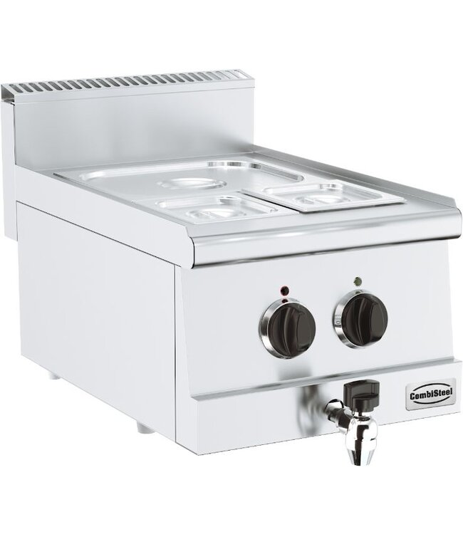 Elektrische Bain Marie | 1x1/2GN + 2x1/6GN | (H)30x(B)40x(D)60cm