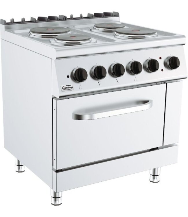 Elektrische kooktafel met oven 700 Line | 2x2,25kW + 2x1,85kW | (H)90x(B)40x(D)70
