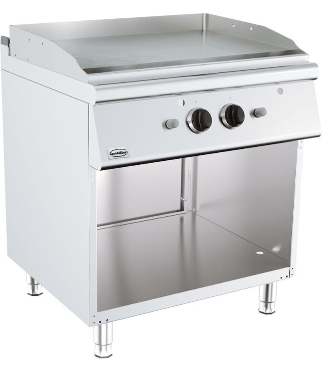 Bakplaat Base 700 | Gas | Glad | 2x6,5kW | (H)90x(B)80x(D)70cm