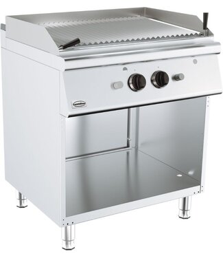 Combisteel Lavasteengrill 700 Line | Aardgas | 2x9kW | (H)90x(B)80x(D)70