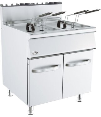 Combisteel Friteuse aardgas 700 Line | 2x15 liter | 2x15kW | (H)90x(B)80x(D)70