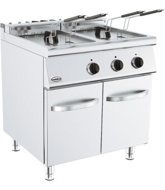 Combisteel Elektrische friteuse 700 Line | 2x18 liter | 2x15kW | (H)90x(B)80x(D)70