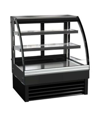 Combisteel Koelvitrine rond model | 175 liter | (H)120x(B)90x(D)68