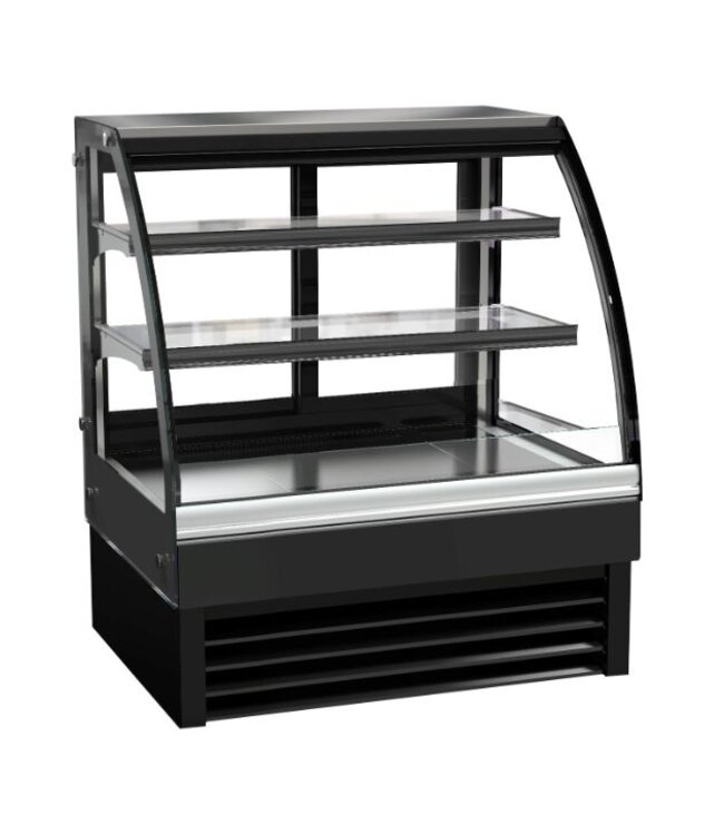 Koelvitrine rond model | 175 liter | (H)120x(B)90x(D)68cm