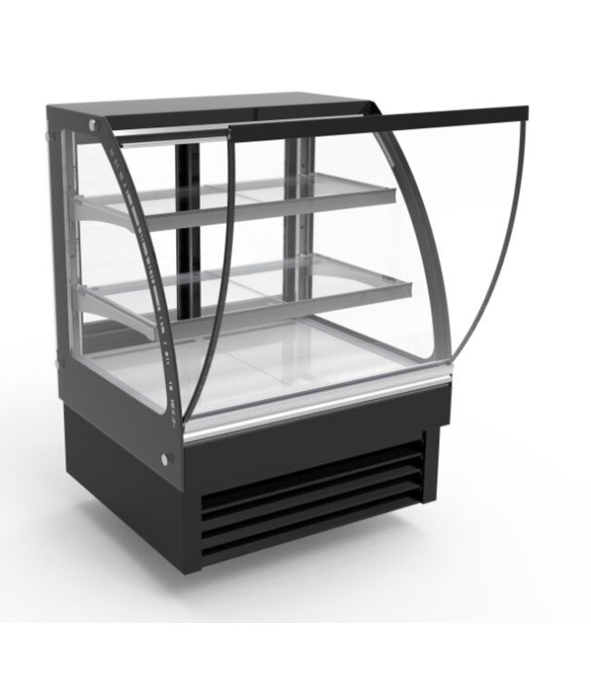 Koelvitrine rond model | 175 liter | (H)120x(B)90x(D)68cm