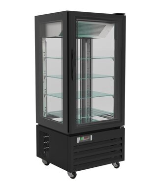 Combisteel Gebaksvitrine koel | 280 liter | (H)150x(B)65x(D)65