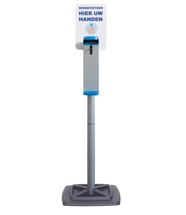 Elleboog dispenser | desinfectiezuil
