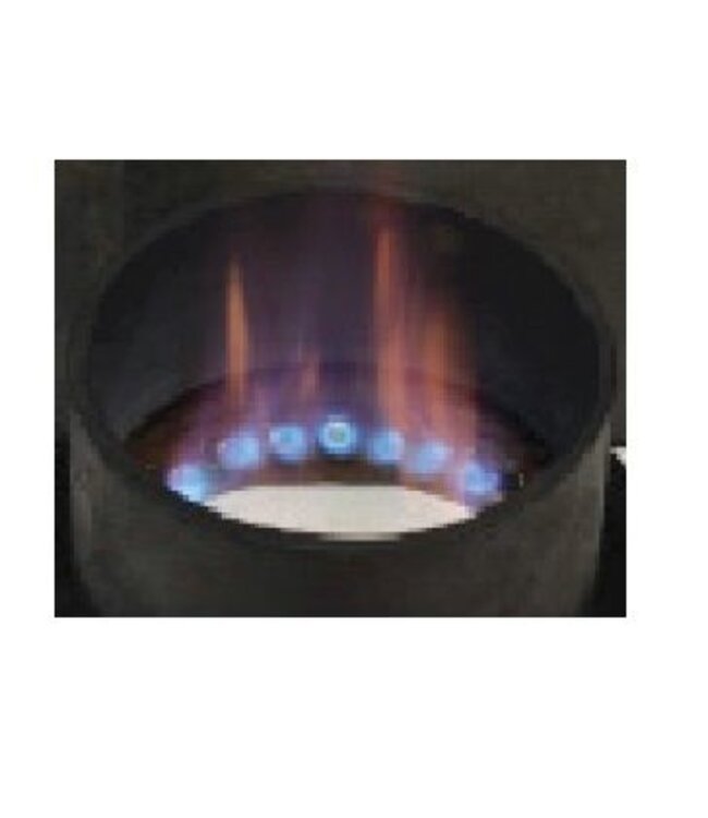 Power woktafel | aardgas | 1 brander | 33kW | (H)75/105x(B)70x(D)75cm