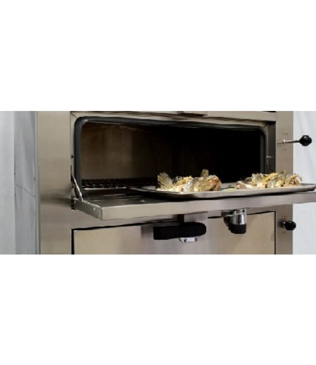 Stoomkoker op aardgas | 3 deks model | 42kW | (H)190x215,8x(B)90x(D)90cm