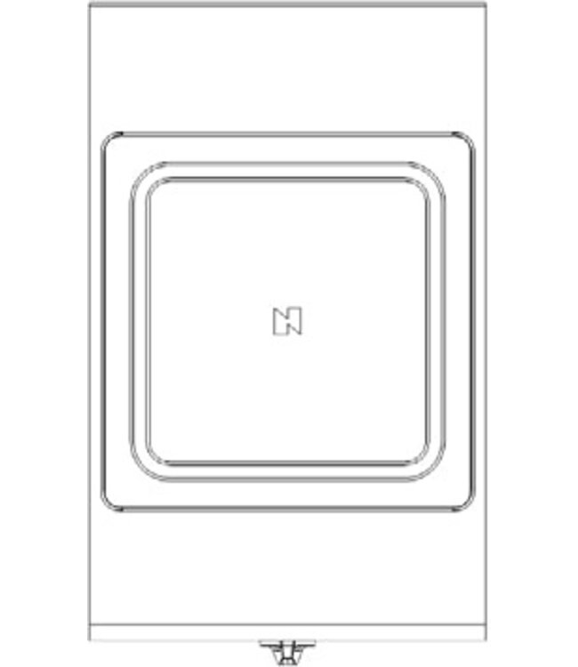 Inductie fornuis tafelmodel | 1 zone | 3,5kW | (H)26/29x(B)38x(D)60cm