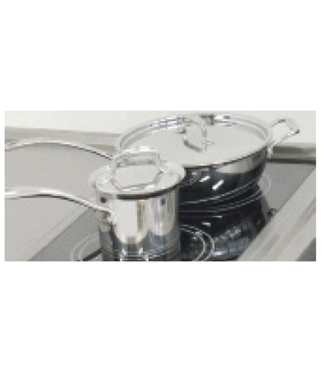 Inductie fornuis | 4 zones | 14kW | (H)85x(B)80x(D)75cm