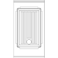 Bakplaat gegroefd | 400V | 3,9kW | (H)85/97x(B)40x(D)75cm Nayati Bakplaat gegroefd | 400V | 3,9kW | (H)85/97x(B)40x(D)75cm