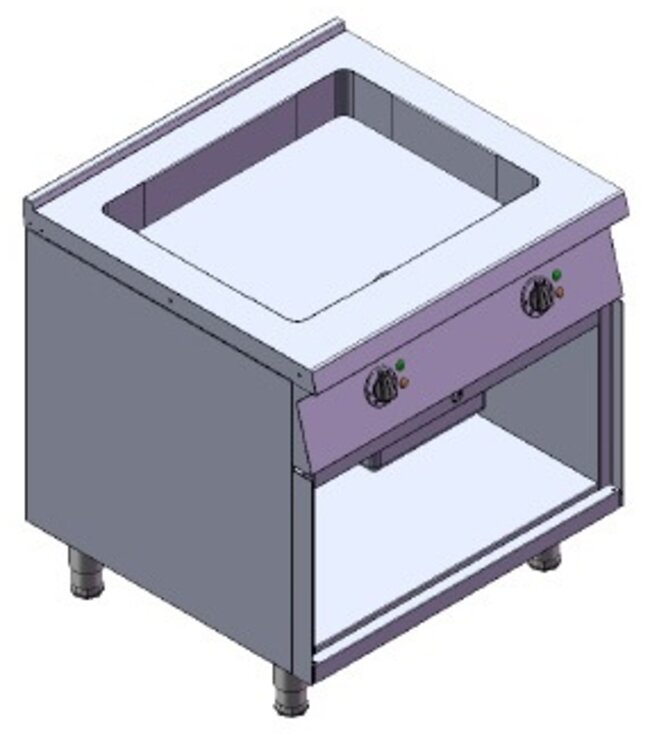 Braadslede | 400V | 9,2kW | (H)85x(B)80x(D)75cm