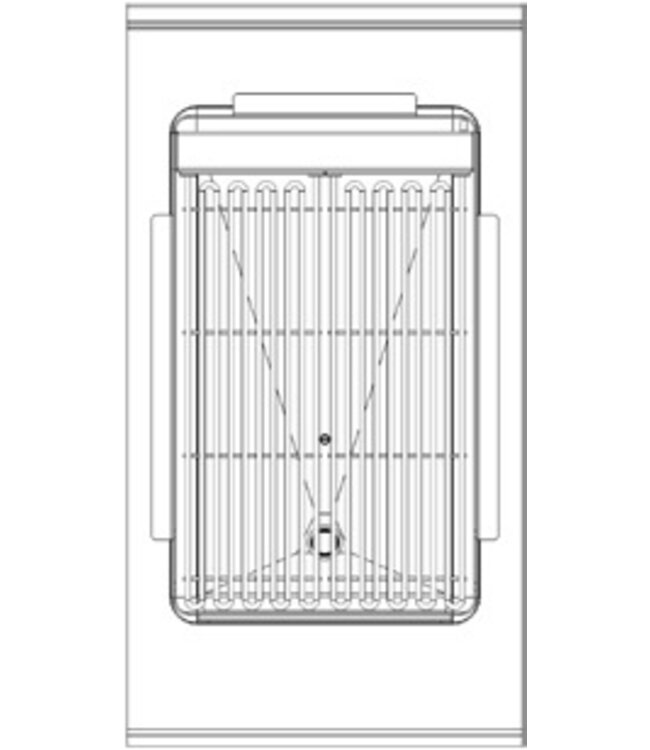 Watergrill | 230V | 3,2kW | (H)85/92x(B)40x(D)75cm