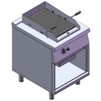 Lavasteengrill | aardgas | 7kW | (H)85/108x(B)40x(D)75cm Nayati Lavasteengrill | aardgas | 7kW | (H)85/108x(B)40x(D)75cm