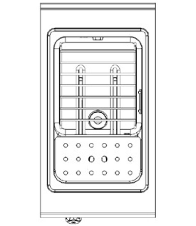 Pastakoker | 28L | 400V | 7,2kW | (H)85/92x(B)40x(D)75cm