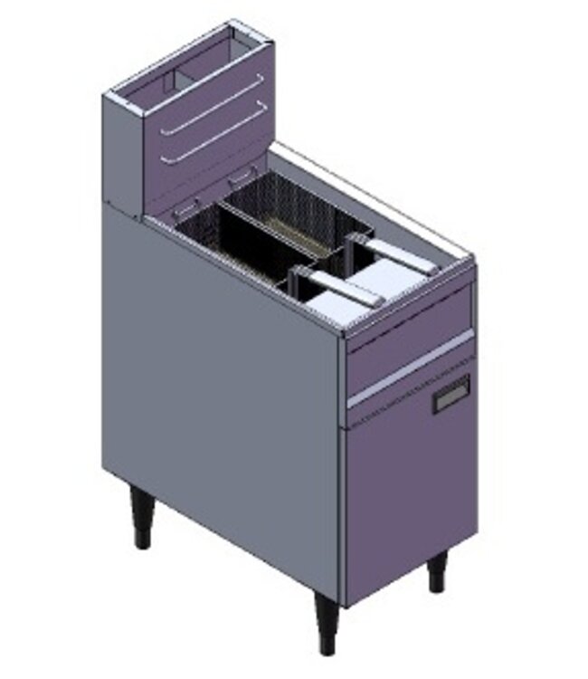 Friteuse | 23L | power model | aardgas | 21kW | (H)87/113x(B)40x(D)73,5cm