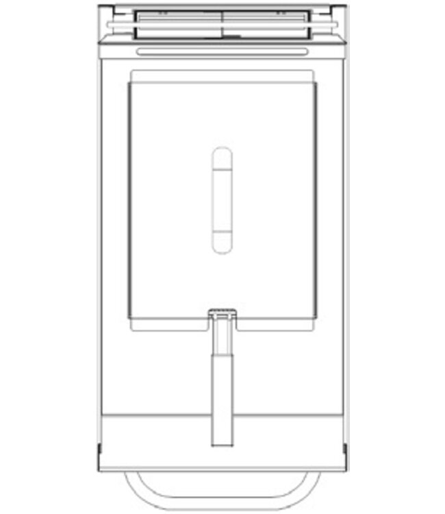 Friteuse | 18L | expertise model | aardgas | 16kW | (H)85/103x(B)40x(D)75cm