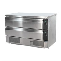 Koel/vrieswerkbank met 2 zones | 6x 1/1GN | (H)87x(B)123x(D)70 Polar Koel/vrieswerkbank met 2 zones | 6x 1/1GN | (H)87x(B)123x(D)70