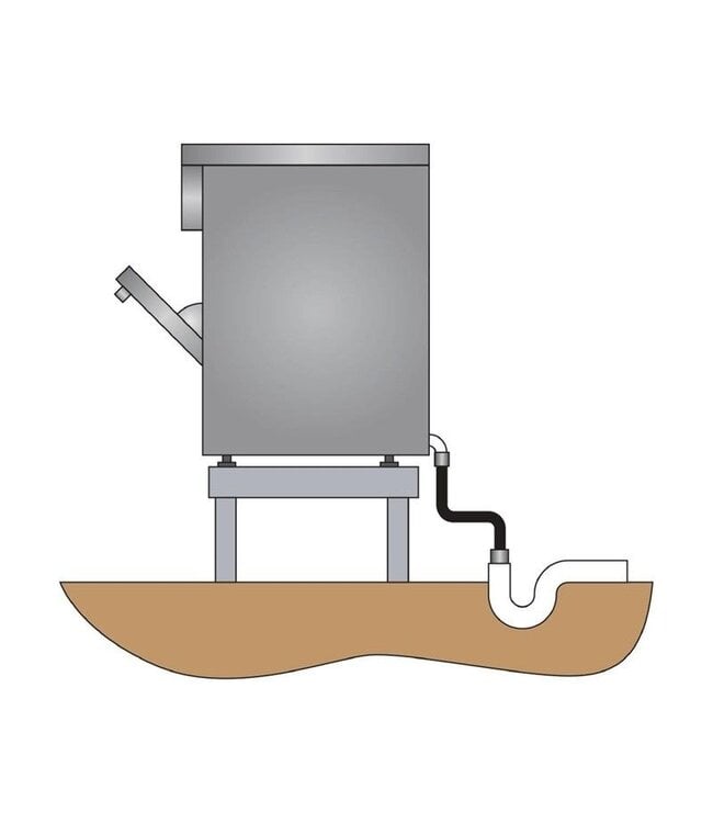 IJsblokjesmachine Polar | Holle ijsblokjes | 50kg/24u | 10kg bunker