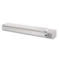 Opzetkoelvitrine Polar RVS | 10x 1/4GN | (H)27,4x(B)200x(D)33,5 Polar Opzetkoelvitrine Polar RVS | 10x 1/4GN | (H)27,4x(B)200x(D)33,5