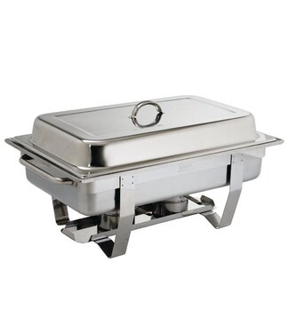 Set chafing dish + 24 blikjes brandpasta