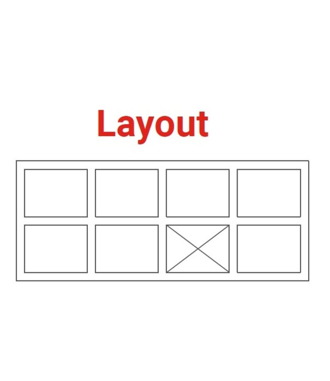 Koelwerkbank | Layout 2 | 7 Lades | -5 tot 8° | (H)85/90x(B)172x(D)70cm