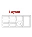 Koelwerkbank | layout 7 | 1 deurs en 7 lades | -2 tot 8° | (H)85/90x(B)172x(D)70cm