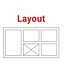 Saladette | layout 5 | 1 deur en 3 lades | boven 7x 1/6GN | (H)85/90x(B)130x(D)70cm