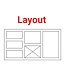 Saladette | layout 6 | 1 deur en 4 lades | boven 7x 1/6GN | (H)85/90x(B)130x(D)70cm