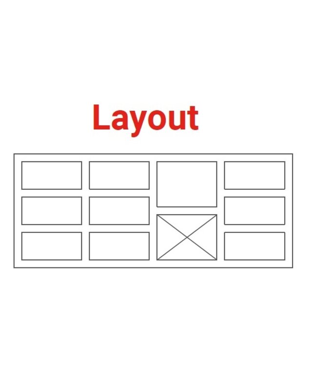 Saladette | layout 3 | 10 lades | boven 10x 1/6GN | (H)85/90x(B)172x(D)70cm