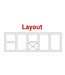 Saladette | layout 4 | 3 deurs en 3 lades links | boven 12x 1/6GN | (H)85/90x(B)213x(D)70cm