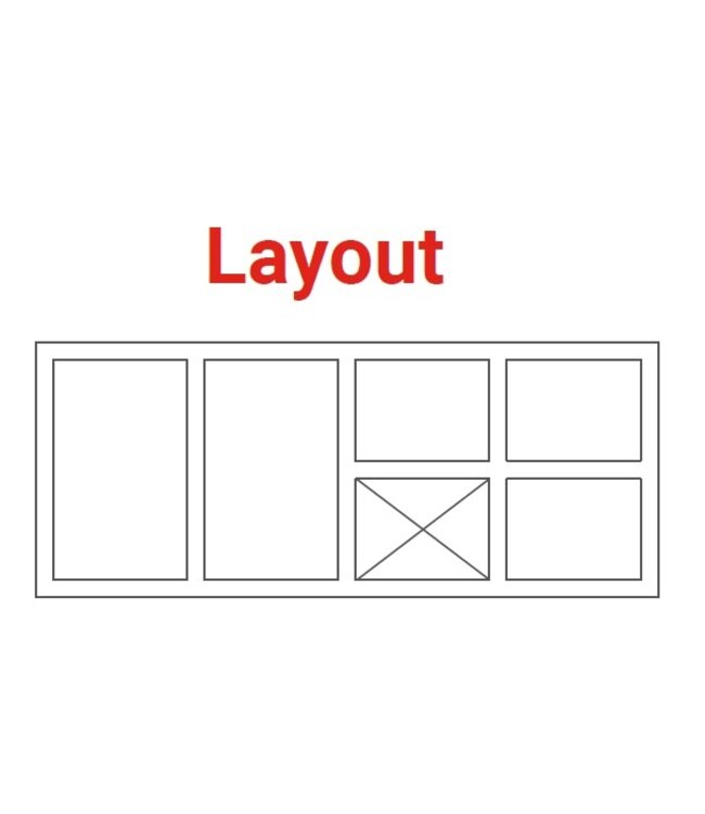 Pizza koelwerkbank | layout 4 | 2 deurs en 3 lades | (H)85/90x(B)172x(D)70cm