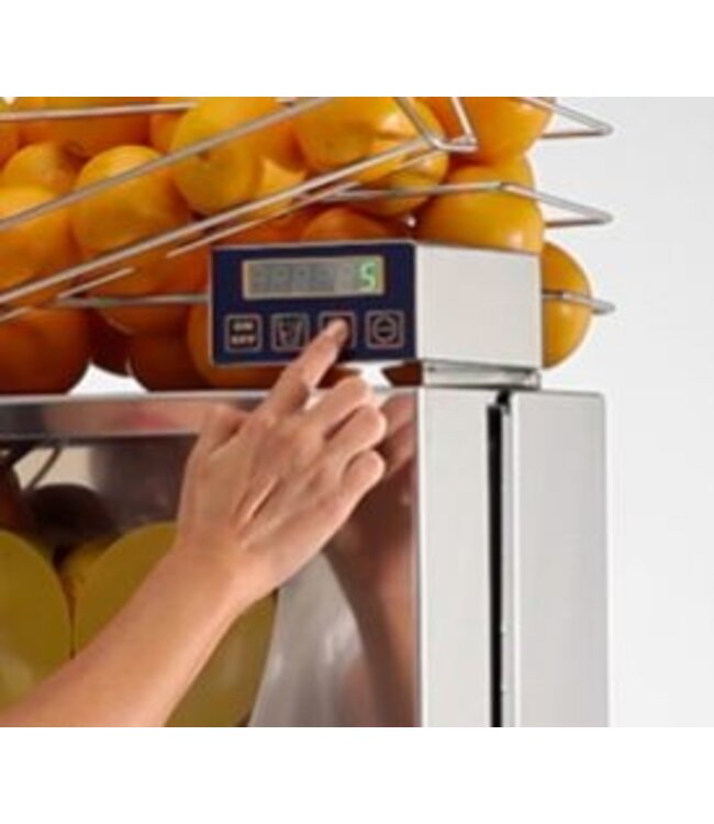 Automatische sinaasappelpers | Handmatige aanvoer | Digitale bediening