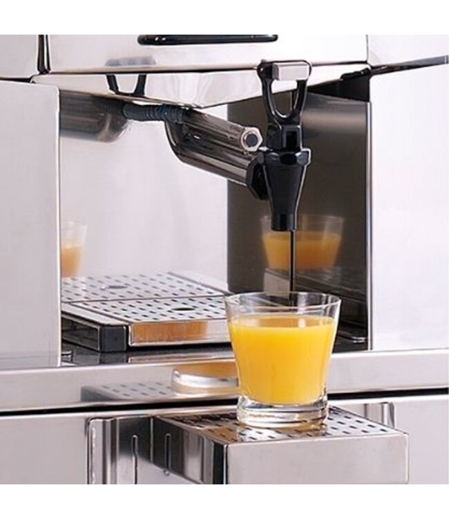 Automatische sinaasappelpers met zelfbedieningskraan | Automatische aanvoer