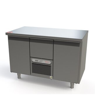 Bakkerij koelwerkbank | 2 deurs | (H)85/90x(B)146x(D)70cm