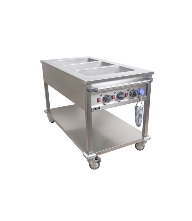 Saro Bain-Marie trolleywagen BT-2 | 2x 1/1GN