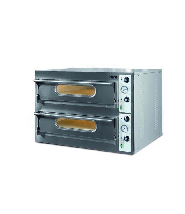 Pizza oven Big 66 | 2x 6 pizza's van Ø36cm | 400V | 18,4kW | (B)131x(D)86,5x(H)71