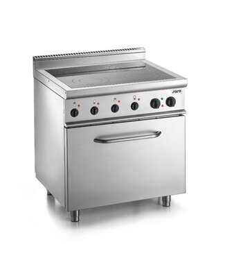 Saro Keramisch fornuis met oven | 4 zones | E7/CVE4LE | (H)85x(B)80x(D)70