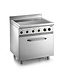 Saro Keramisch fornuis met oven | 4 zones | E7/CVE4LE | (H)85x(B)80x(D)70