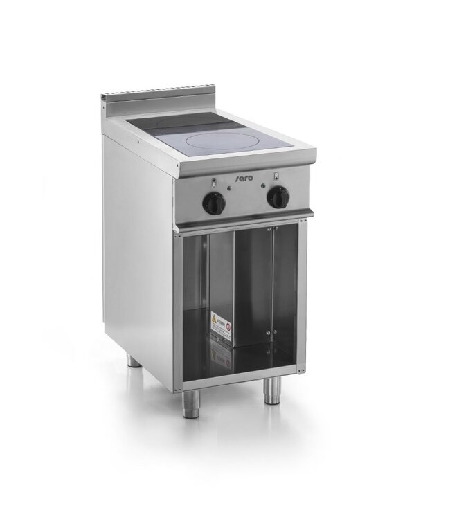 Inductie fornuis met open onderstel | 2 zones | E7/CUI2 | (H)85x(B)40x(D)70
