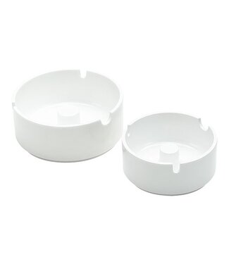 Asbak stapelbaar melamine - wit 12,5cm