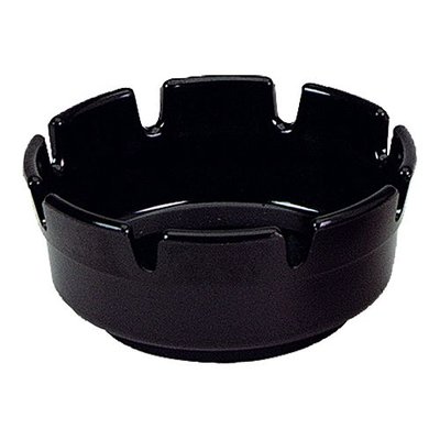 Asbak melamine - zwart 10cm