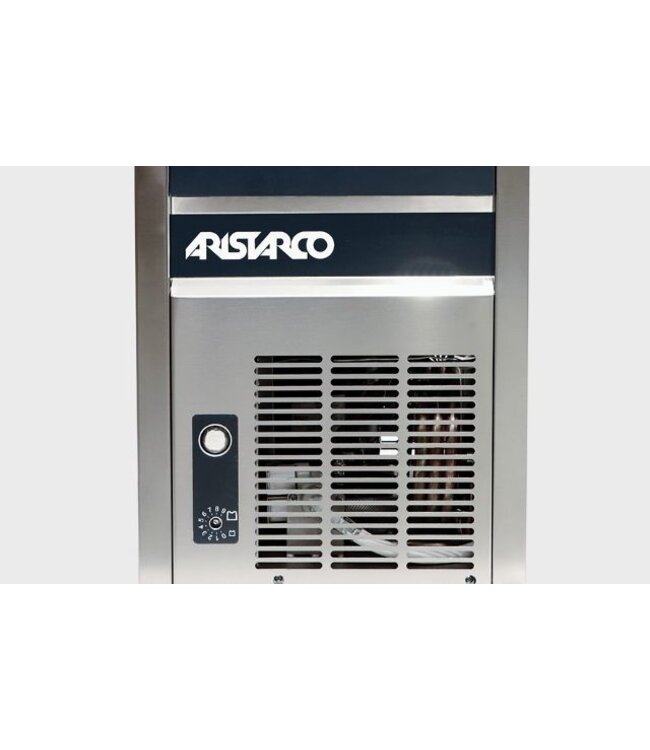 IJsblokjesmachine Aristarco CP130.75 | Vaste wateraansluiting | Volle ijsblokjes 18g | 130kg/ 24uur | Bunker 75kg